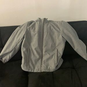 Tommy Hilfiger gray jacket. Large. Good condition. Used